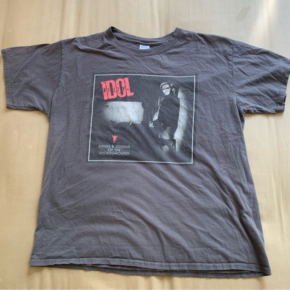 Billy Idol Kings & Queens of the Underground 2015 European/UK Tour T-Shirt XL - Picture 12 of 15